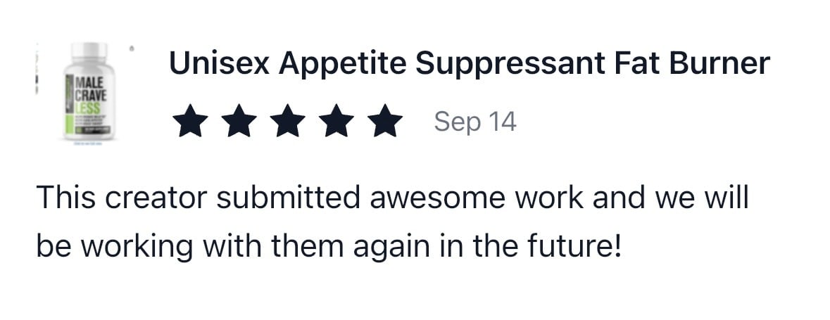 Client testimonial